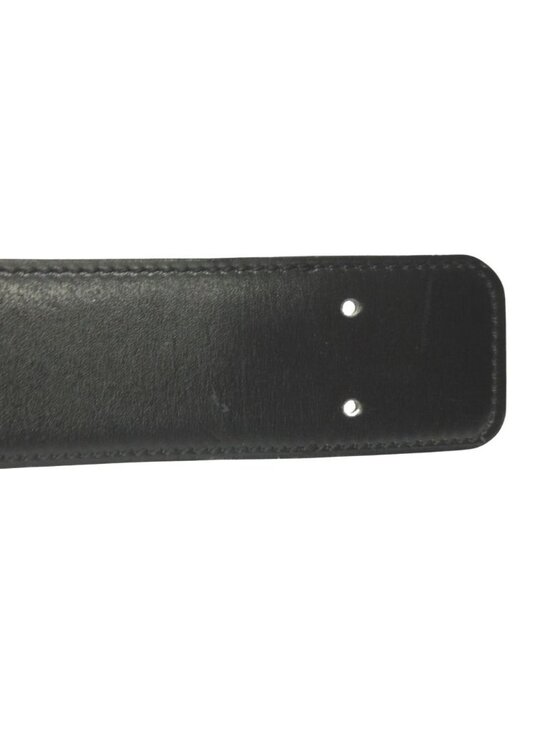 Hermes Horse Buckle Reversible Belt Vintage Black Brown Gold main image 6
